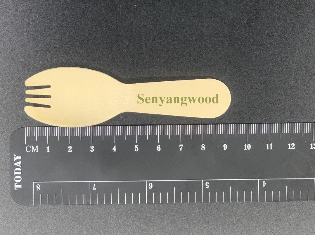 92 mm spork, 92 mm spoon fork 2 in 1.